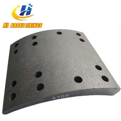 Auto brake systems FMSI brake lining 4709 brake shoe